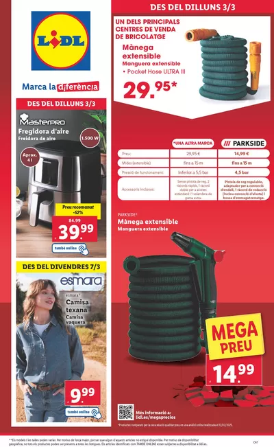 Catálogo Lidl en Sabadell | ¡Bazar Lidl! Ofertas válidas del 03/03 al 09/03 | 3/3/2025 - 9/3/2025