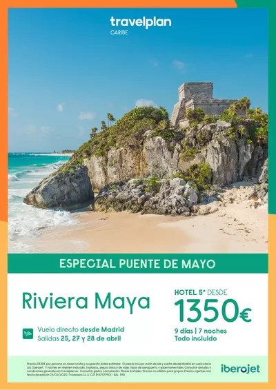 Catálogo Travelplan | Travelplan Riviera Maya | 28/2/2025 - 28/4/2025