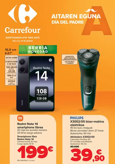 Ofertas de Perfumerías y Belleza en Elgoibar | DÍA DEL PADRE de Carrefour | 4/3/2025 - 19/3/2025