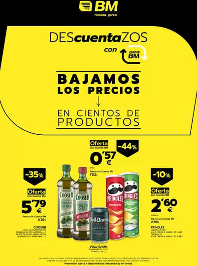 Catálogo BM Supermercados en Etxano | Descuentazos | 5/3/2025 - 25/3/2025