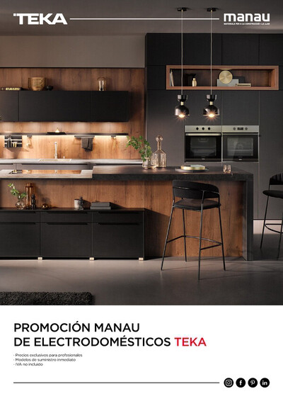 Catálogo Manau en Vallirana | Promoción de Electrodomésticos Teka Manau | 26/1/2023 - 31/12/2023