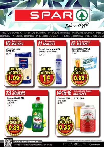 Catálogo SPAR en Sevilla | SPAR bombazos 10 -16 marzo | 10/3/2025 - 16/3/2025