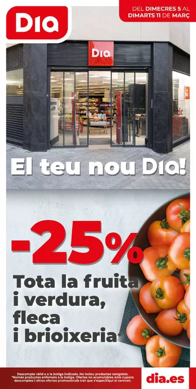 Ofertas de Hiper-Supermercados en Sitges | Tu nuevo Dia del 5 al 11 de marzo de Dia | 5/3/2025 - 11/3/2025