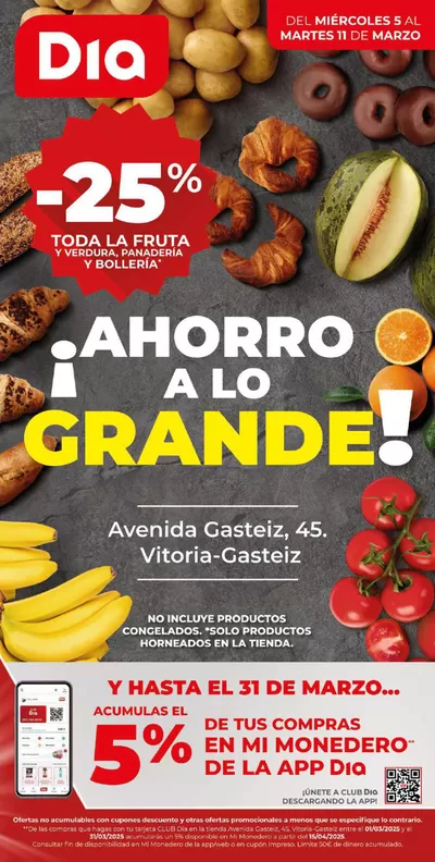 Catálogo Dia en Abechuco | Ahorro a lo grande del 5 al 11 de marzo | 5/3/2025 - 11/3/2025