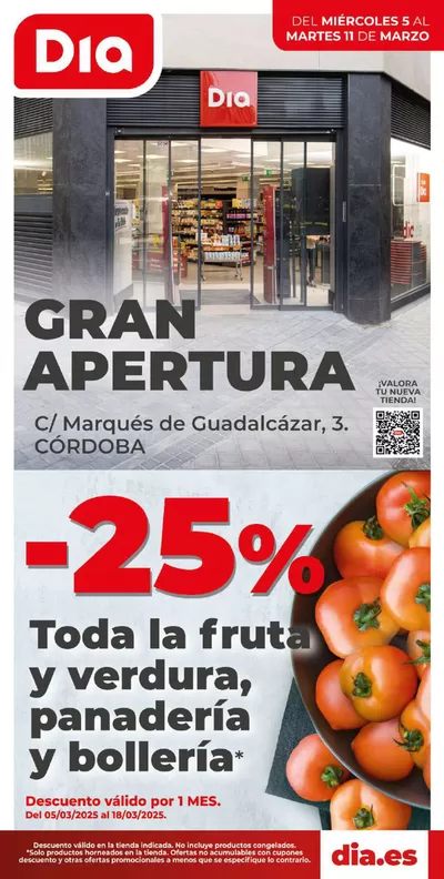 Ofertas de Hiper-Supermercados en Soto del Real | Gran apertura Dia del 5 al 11 de marzo de Dia | 5/3/2025 - 11/3/2025