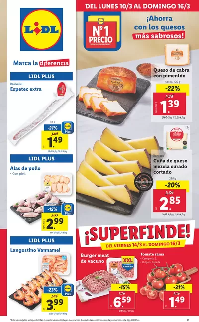 Catálogo Lidl en Marratxi | № 1 PRECIO - Ofertas válidas del 10/03 al 16/03 | 10/3/2025 - 16/3/2025