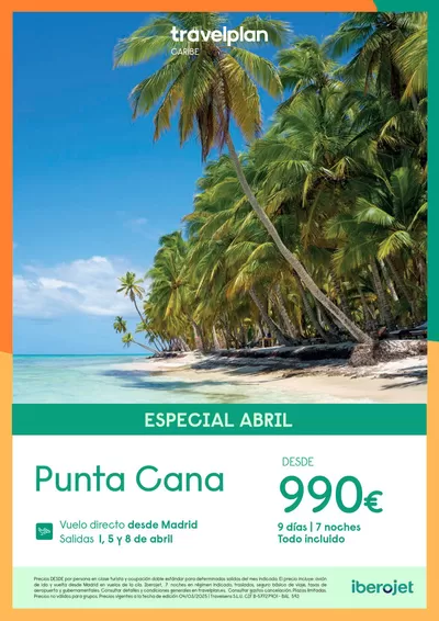 Ofertas de Viajes en Adeje | Travelplan Playa Bavaro/Punta Cana de Travelplan | 5/3/2025 - 15/3/2025