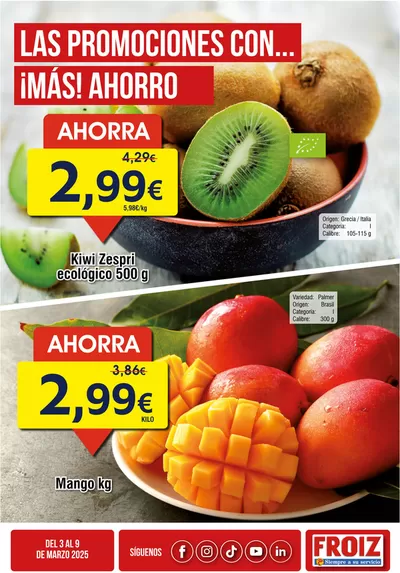 Catálogo Froiz en Cangas | Froiz Oferta semanal | 5/3/2025 - 9/3/2025