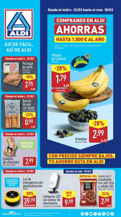 Ofertas de Perfumerías y Belleza en Lloseta | Así de fácil, así de Aldi de ALDI | 12/3/2025 - 18/3/2025