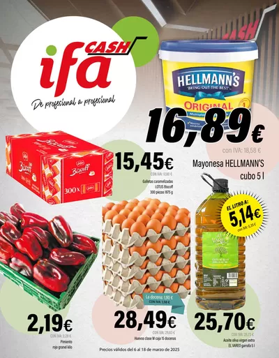 Ofertas de Hiper-Supermercados en Chantada | Precios válidos del 6 al 18 de marzo de 2025 de Cash Ifa | 6/3/2025 - 18/3/2025