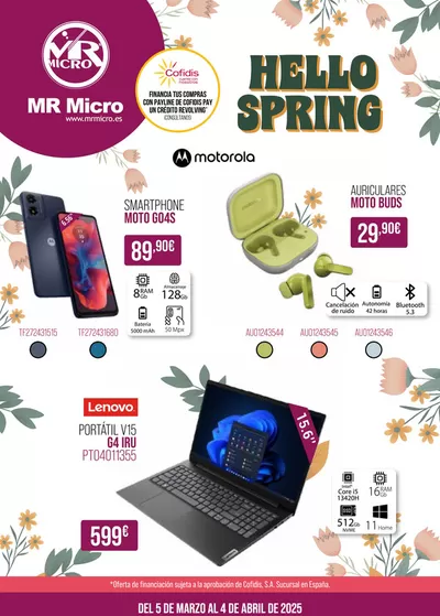 Ofertas de Informática y Electrónica en Palma del Río | Catálogo MR Micro de MR Micro | 6/3/2025 - 4/4/2025