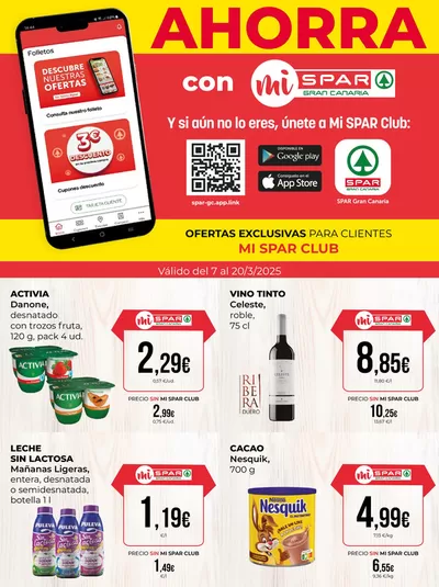 Catálogo SPAR Gran Canaria en Vega de San Mateo | Folleto SPAR Gran Canaria | 7/3/2025 - 20/3/2025