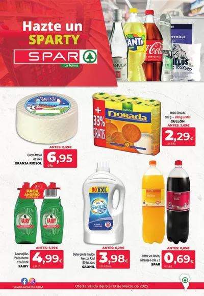 Ofertas de Hiper-Supermercados en Breña Alta | Catálogo Spar La Palma de Spar La Palma | 6/3/2025 - 19/3/2025