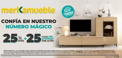 Catálogo Merkamueble en Ponferrada | Oferta válida del 1 al 18 de Marzo de 2025 | 7/3/2025 - 18/3/2025