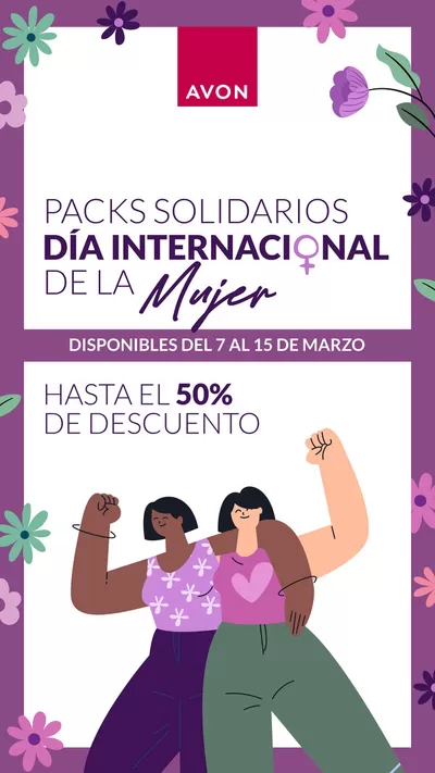 Ofertas de Perfumerías y Belleza en Llanos de Aridane | Packs solidarios día internacional de la mujer de AVON | 7/3/2025 - 15/3/2025