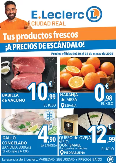 Catálogo E.Leclerc | Precios BAJOS TODO el AÑO | 10/3/2025 - 15/3/2025