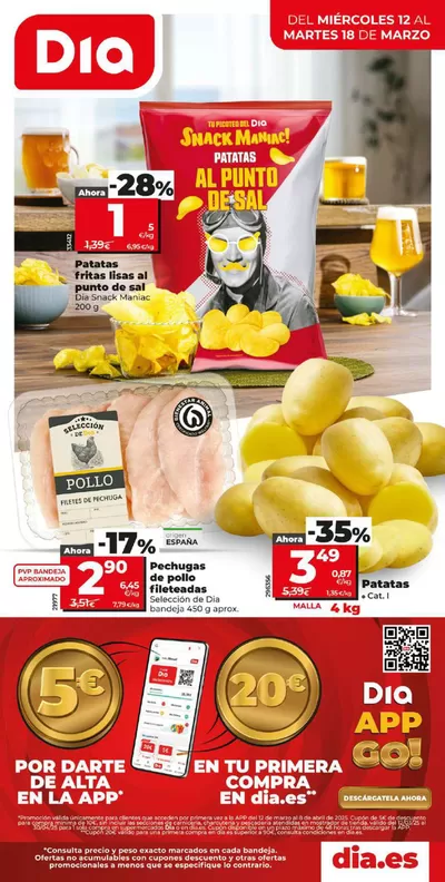 Ofertas de Hiper-Supermercados en Miajadas | Tu picoteo del Dia del 12 al 18 de marzo de Dia | 12/3/2025 - 18/3/2025