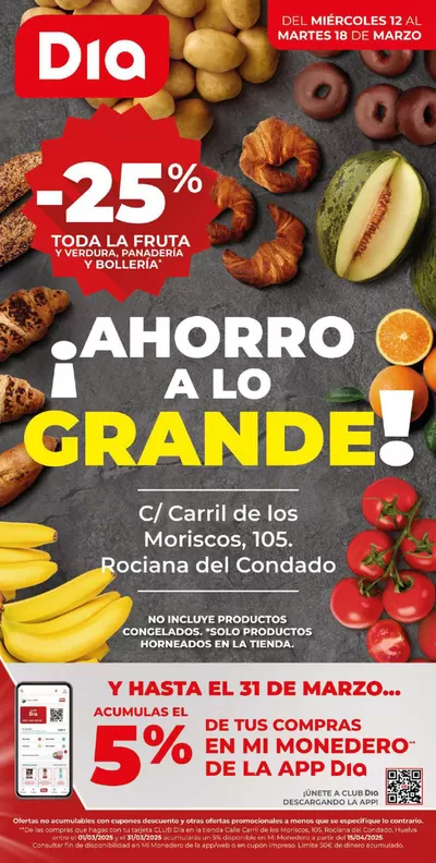 Catálogo Dia en Almonte | Ahorro a lo grande del 12 al 18 de marzo | 12/3/2025 - 18/3/2025