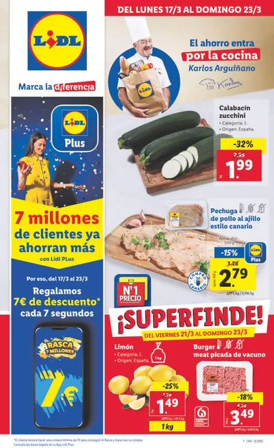 Catálogo Lidl en Tacoronte | № 1 PRECIO - Ofertas válidas del 17/03 al 23/03 | 17/3/2025 - 23/3/2025