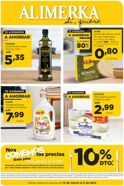 Catálogo Alimerka en El Entrego | Quincenal del 13 de marzo al 2 de abril Asturias | 13/3/2025 - 2/4/2025