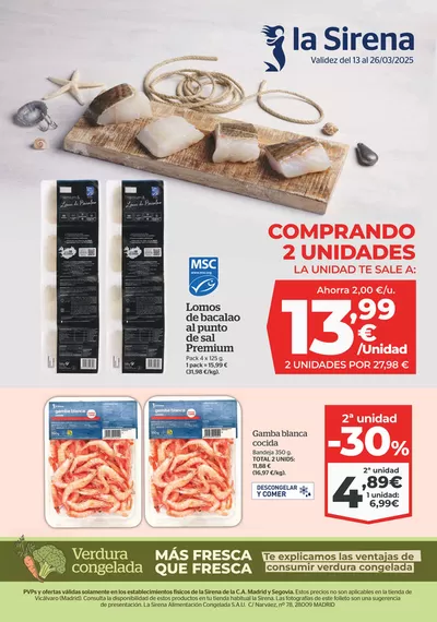 Catálogo La Sirena en Alcalá de Henares | Validez del 13 al 26/03/2025 | 13/3/2025 - 26/3/2025