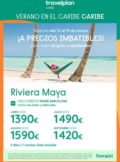 Ofertas de Viajes en Villanueva de la Serena | Travelplan Riviera Maya de Travelplan | 1/6/2025 - 30/9/2025