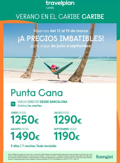 Ofertas de Viajes en Villanueva de la Serena | Travelplan Playa Bavaro/Punta Cana de Travelplan | 1/6/2025 - 30/9/2025