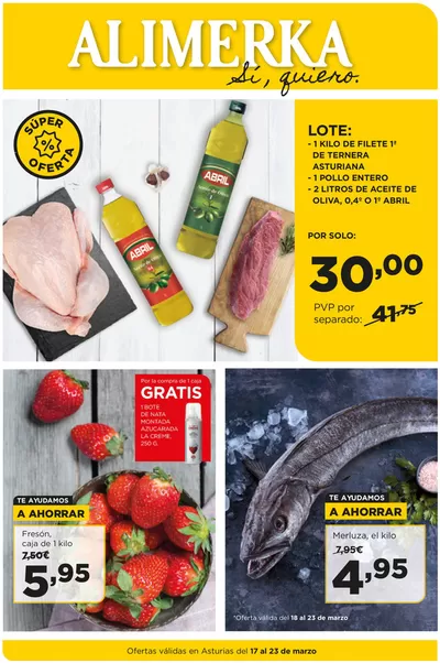 Catálogo Alimerka en Infiesto | Semanal del 17 al 23 de marzo Asturias | 17/3/2025 - 23/3/2025