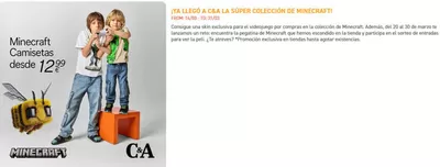 Catálogo Fan Mallorca Shopping | ¡Ya llegó a C&A la súper colección de Minecraft! | 17/3/2025 - 31/3/2025
