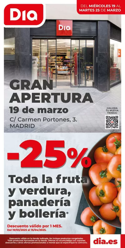 Ofertas de Hiper-Supermercados en Colmenar Viejo | Gran apertura Dia del 19 al 25 de marzo de Dia | 19/3/2025 - 25/3/2025