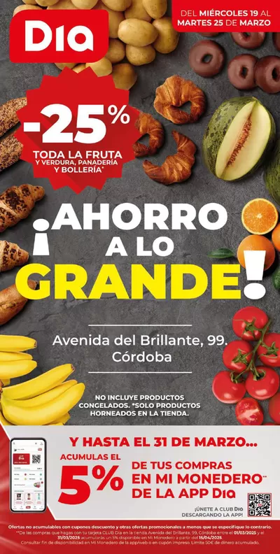 Catálogo Dia en Córdoba | Ahorro a lo grande del 19 al 25 de marzo | 19/3/2025 - 25/3/2025