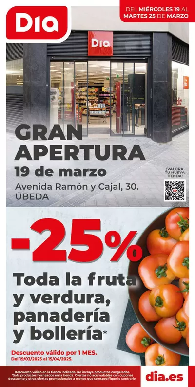 Catálogo Dia en Baeza | Gran apertura Dia del 19 al 25 de marzo | 19/3/2025 - 25/3/2025