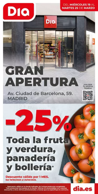 Ofertas de Hiper-Supermercados en Móstoles | Gran apertura Dia del 19 al 25 de marzo de Dia | 19/3/2025 - 25/3/2025