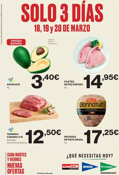 Catálogo Hipercor | Solo 3 días Canarias | 18/3/2025 - 20/3/2025