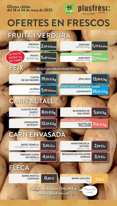 Catálogo Plusfresc en Manresa | Ofertes en frescos | 18/3/2025 - 24/3/2025