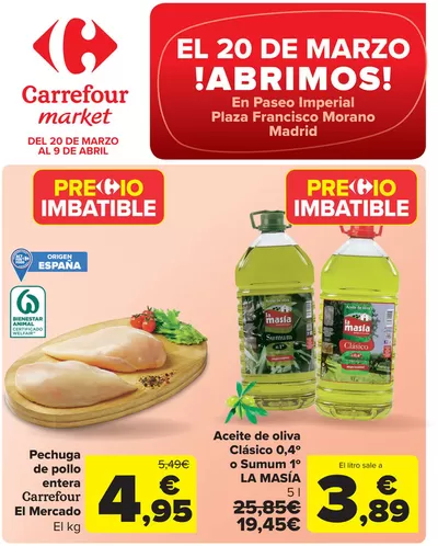 Catálogo Carrefour Market | El 20 de marzo ¡Abrimos!  | 20/3/2025 - 9/4/2025