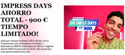 Ofertas de Salud y Ópticas en Benidorm | Ahorro total - 900 € de DR SMILE | 18/3/2025 - 25/3/2025
