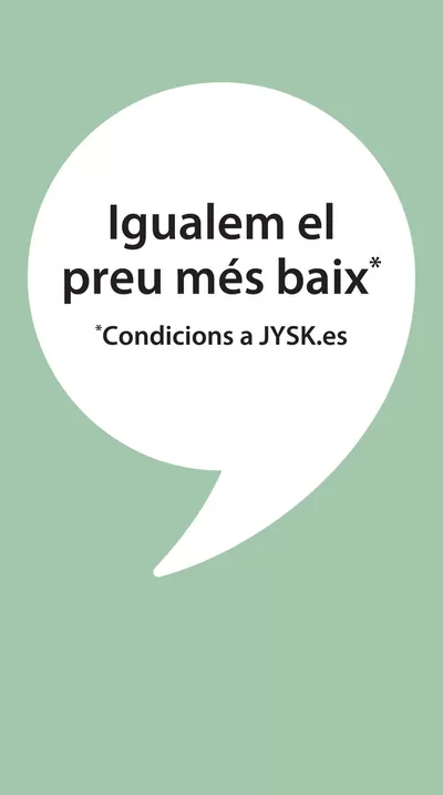 Catálogo JYSK en Arrecife | Igualem el preu més baix | 20/3/2025 - 26/3/2025