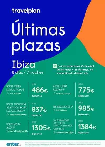 Catálogo Travelplan | Travelplan Ibiza | 25/4/2025 - 23/5/2025