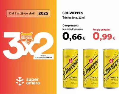 Catálogo SUPER AMARA en Bergara | ¡Pagas 2, la tercera es GRATIS! | 10/4/2025 - 29/4/2025