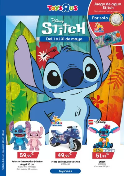 Catálogo ToysRus en Puigpunyent | Edición especial Stitch mayo | 1/5/2025 - 31/5/2025