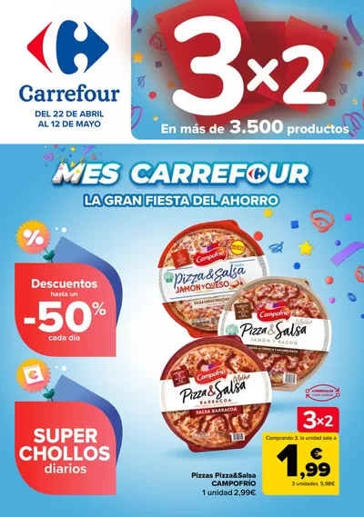 Catálogo Carrefour en Cogollos de la Vega | 3x2 + CHOLLOS | 22/4/2025 - 12/5/2025