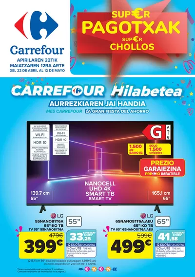 Catálogo Carrefour en Güeñes | CHOLLOS NO ALIMENTACION | 22/4/2025 - 12/5/2025