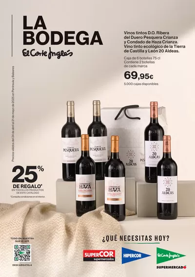 Catálogo El Corte Inglés en Girona | Especial vinos mayo 25 | 25/4/2025 - 21/5/2025