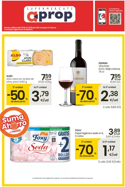 Catálogo Eroski en Sant Miquel de Balasant | SUMA AHORRO Aprop | 2/5/2025 - 13/5/2025