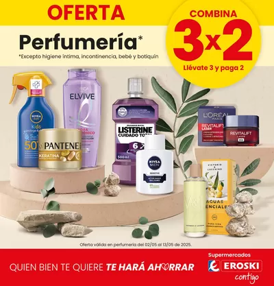 Catálogo Eroski en Mata de los Olmos | Oferta 3x2 | 2/5/2025 - 14/5/2025