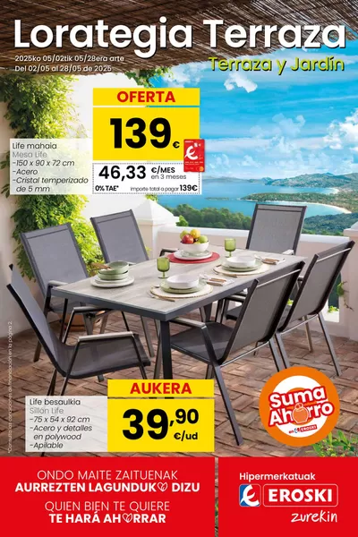 Catálogo Eroski en Güeñes | Lorategia Terraza | 2/5/2025 - 28/5/2025