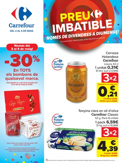 Catálogo Carrefour en Vilanova de Segrià | PRECIO IMBATIBLE | 2/5/2025 - 4/5/2025