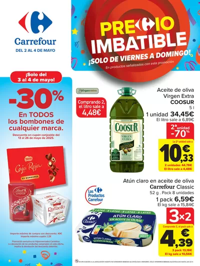 Catálogo Carrefour en Vilagarcía de Arousa | PRECIO IMBATIBLE | 2/5/2025 - 4/5/2025