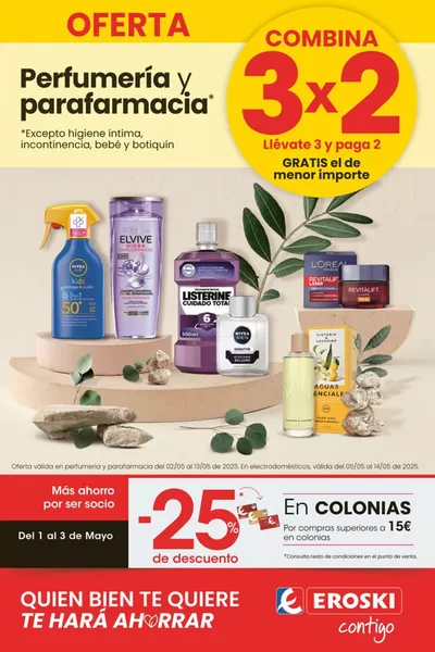 Catálogo Eroski en Palacios de la Valduerna | Perfumería y parafarmacia | 2/5/2025 - 13/5/2025